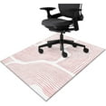 thumbnail image 1 of Office Chair Mat for Hardwood & Tile Floor 36"x48",Modern Boho Abstract Pink Computer Chair Mat for Rolling Chairs Carpet,Low-Pile Rubber Backing Under Desk Non Slip Gaming Rug Large Protector Mat, 1 of 6