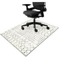 thumbnail image 1 of Office Chair Mat for Hardwood & Tile Floor,Boho Moroccan 48"x36" Low-Pile Computer Chair Mat for Rolling Chairs Carpet, Under Desk Non Slip Gaming Rug,Rubber Backing Large Protector Mat, 1 of 6