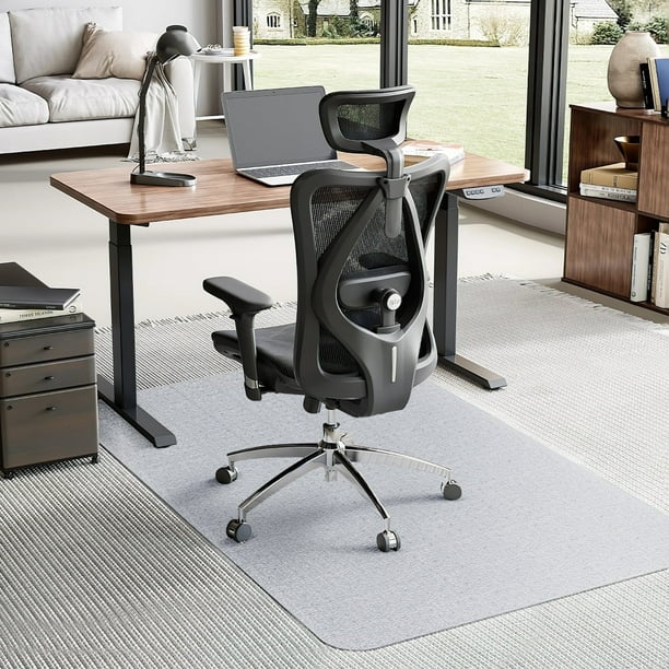 GPED 46”x60” Office Chair Mat for Carpets, Heavy Duty Protector