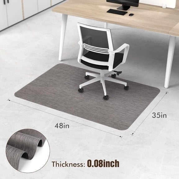 Office Chair Mat for Hardwood Floor, 35" x 48"