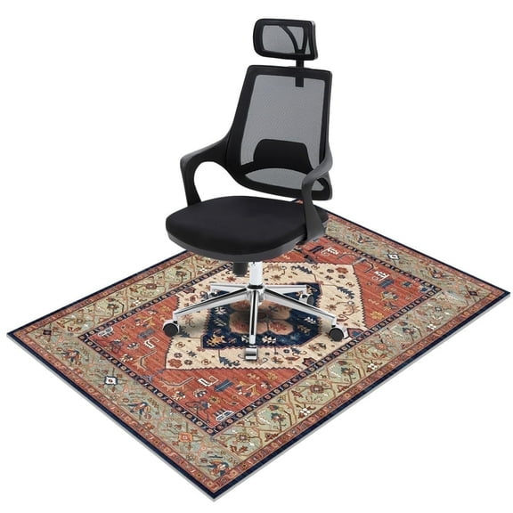 GPED Office Chair Mat for Hardwood Floor, 36"x48" Desk Chair Mat, Anti-Slip Floor Protector, Under Desk Low-Pile Office Rug Floor Mat for Office, Home