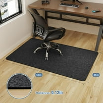Office Chair Mat for Hardwood Floor, 55"x35" Computer Chair Rug, Under Desk Mat, Large Anti-Slip Floor Protector for Home Office