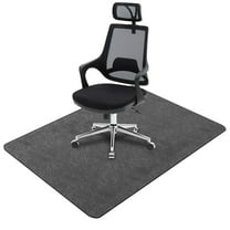 Office Chair Mat for Hardwood Floor, 55"x35" Desk Chair Mat, Anti-Slip Floor Protector, Under Desk Low-Pile Office Rug Floor Mat for Office, Home