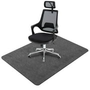 GPED Office Chair Mat for Hardwood Floor, 55"x35" Desk Chair Mat, Anti-Slip Floor Protector, Under Desk Low-Pile Office Rug Floor Mat for Office, Home