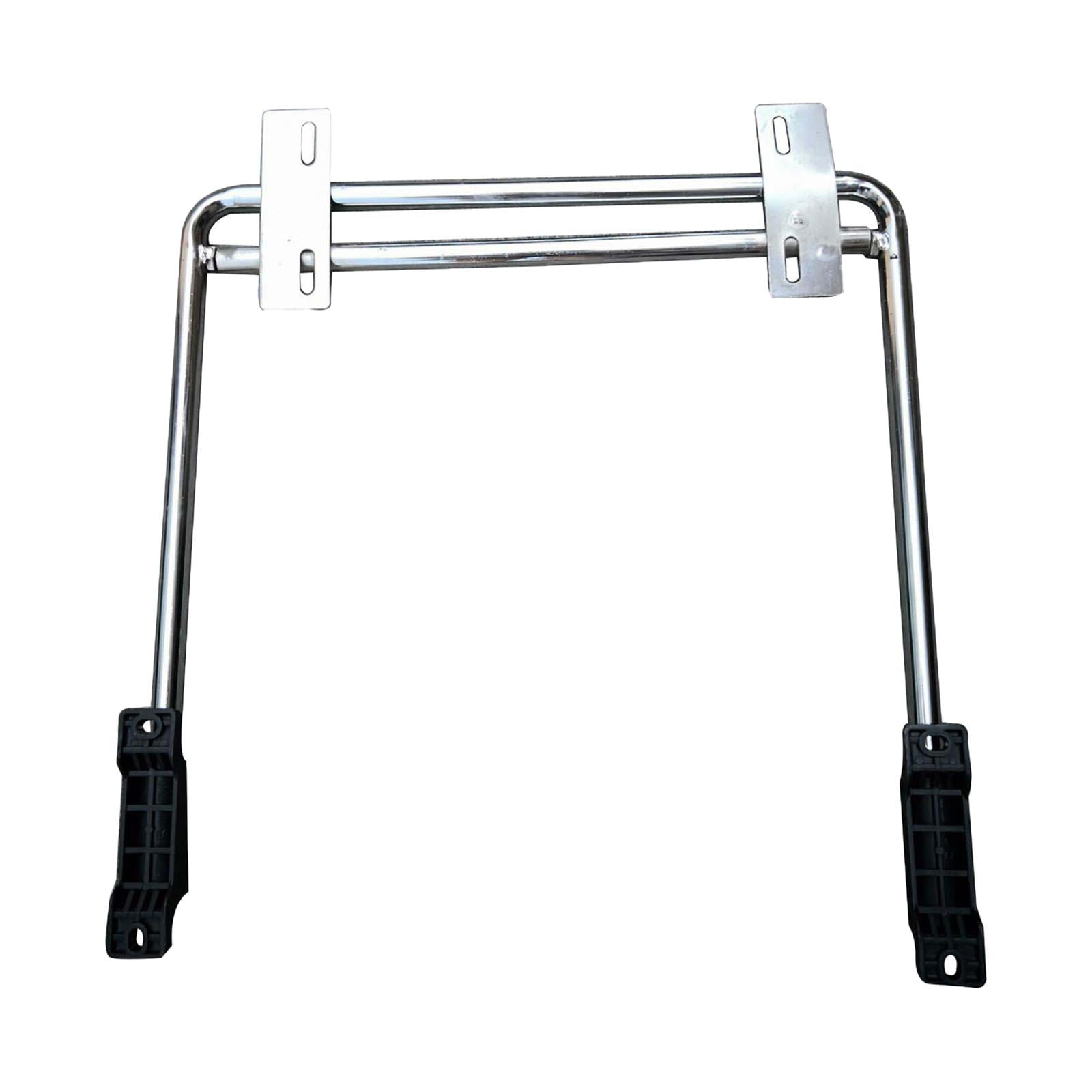 Durable Iron Office Chair with Retractable Foot Pedal, Under Desk