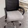 thumbnail image 1 of Office Chair Seat Cover, Desk Chair Seat Slipcover Washable Polyester Fabric , Fits Most Dining and Computer Chairs, 1 of 6