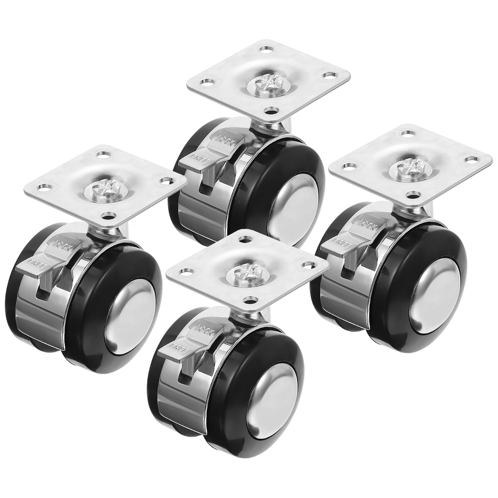 Office Chair Wheels Desk Casters Floor Chairs Cart Replacement Roller