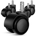 Office Chair Wheels Replacement, 5 Pcs 2 Inch Office Chair Casters
