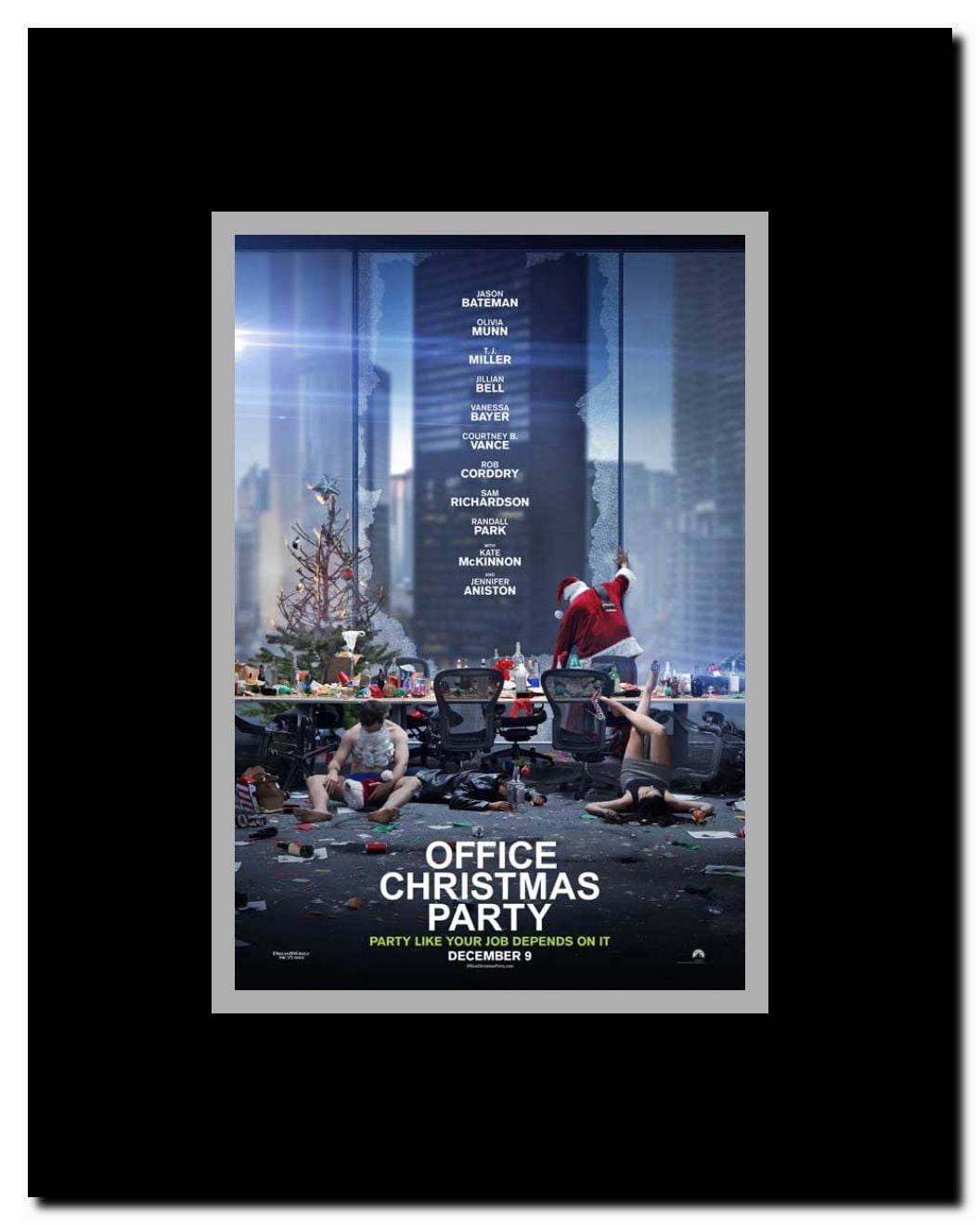 Office Christmas Party Framed Movie Poster
