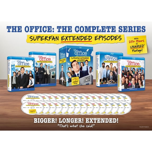 The Office: The Complete Series - Superfan Extended Episodes (Blu-ray), Comedy, Universal