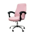thumbnail image 1 of Office Computer Chair Covers,Universal Solid Color Removable Washable Chair Protector Spandex Stretchy Chair Slipcovers for Office Desk Chair-Pink, 1 of 3