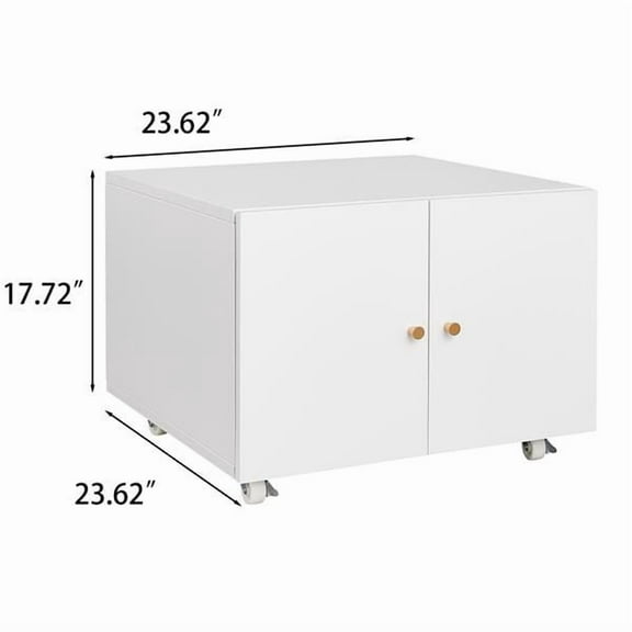 Office Copier Cabinet white 2 door steel copier stand mobile pedestal file Printer Stand