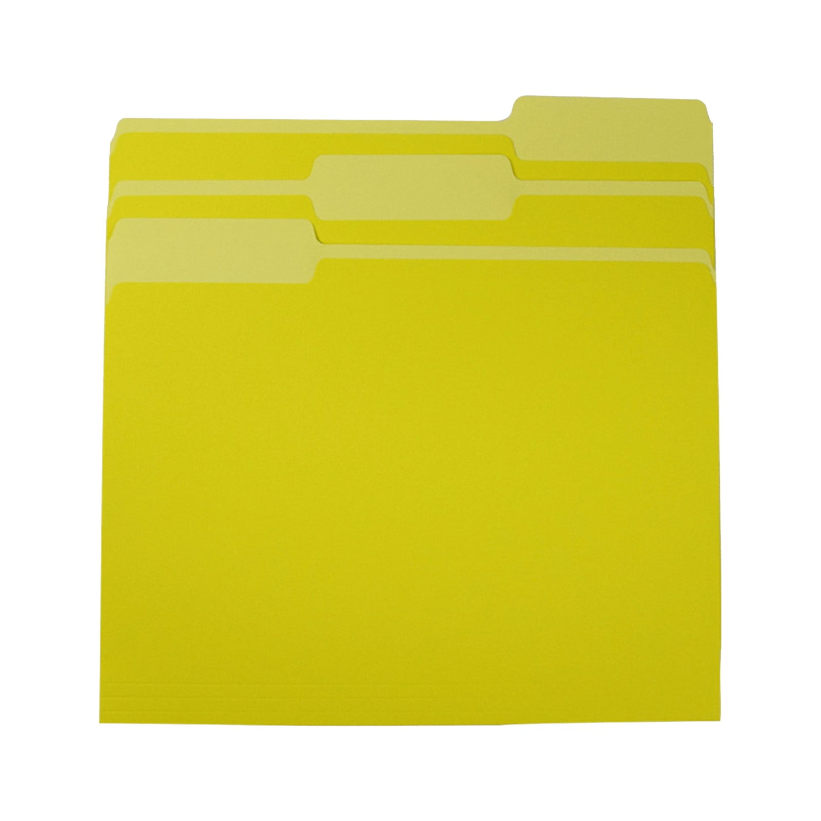 Office Craft Stationery Two Tone Color File Folders 9.4 X 11 Inch 1/3