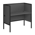 thumbnail image 1 of Office Cubicle, 48"L, Desk, Work, Commercial Grade, Grey Laminate, Black Metal, Contemporary, Modern, 1 of 3