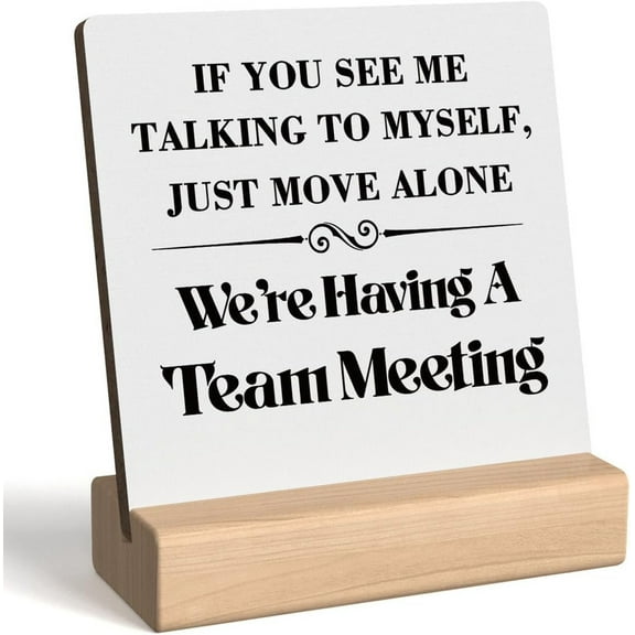 Office Cubicle Decor, Cubicle Decorations For Women Desk, Cute Desk Accessories For Women Office, Office Desk Sign For Women, Home Office Decor Plaque For Table Desktop Shelf Decoration, 4X4 Inches