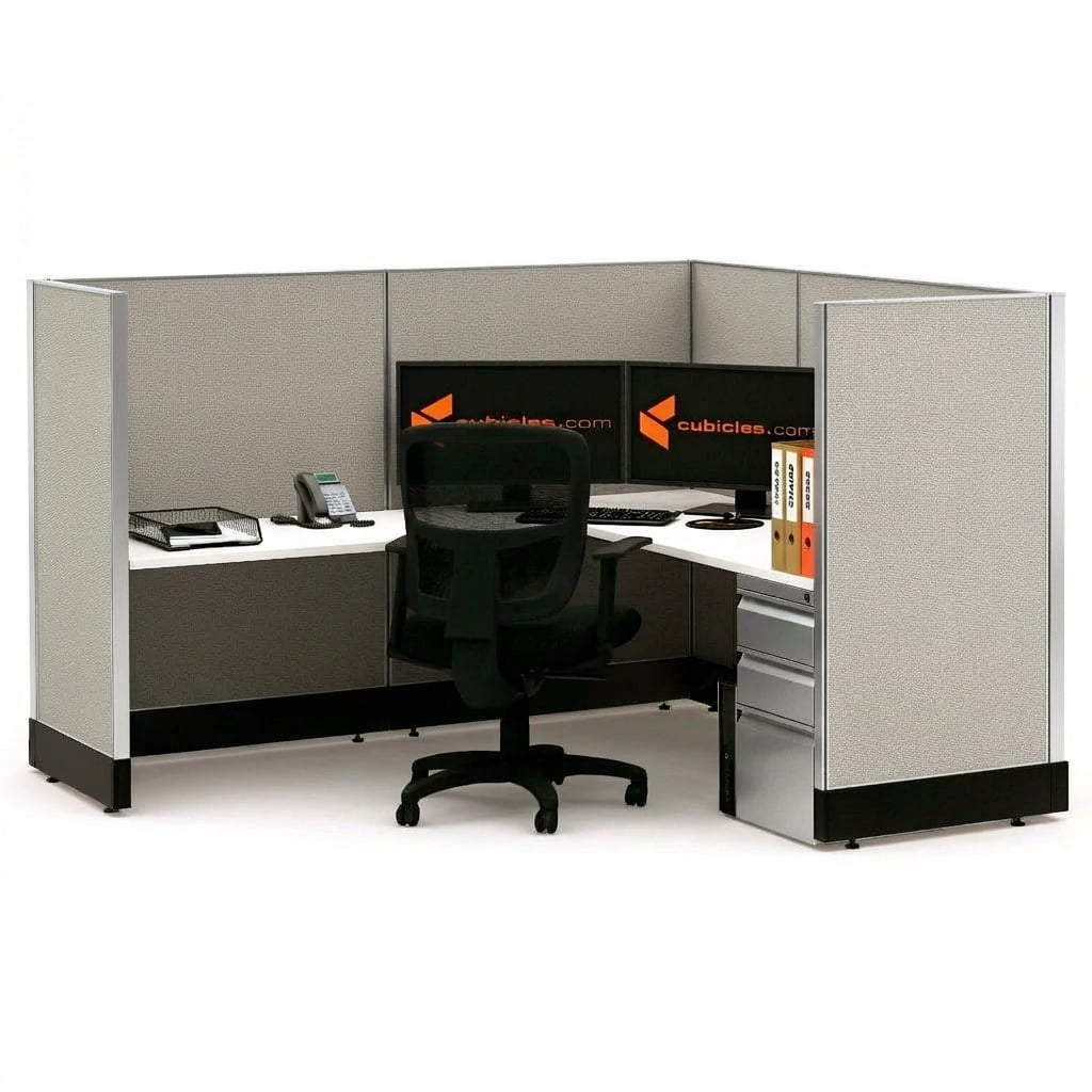 Office Cubicles Single 53H Non Powered - Walmart.com