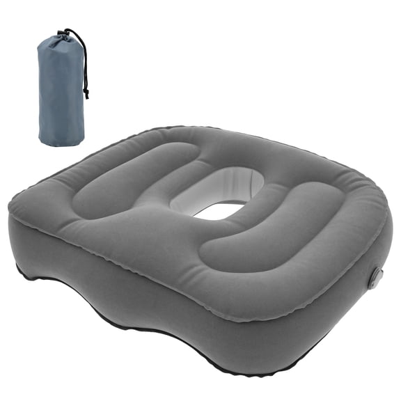 Office Cushion Perforated Design Inflatable Pressure Ulcer Seat Cushion for Bed Car Seat Office Chair Airplane High Load Bearing Capacity