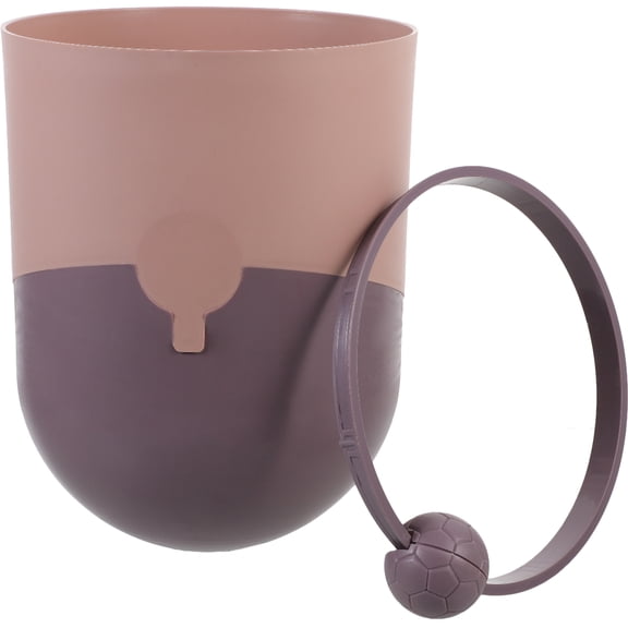 Office Decor 2 PCS Garbage Bin Convenient Trash Basket Can Girl Plastic