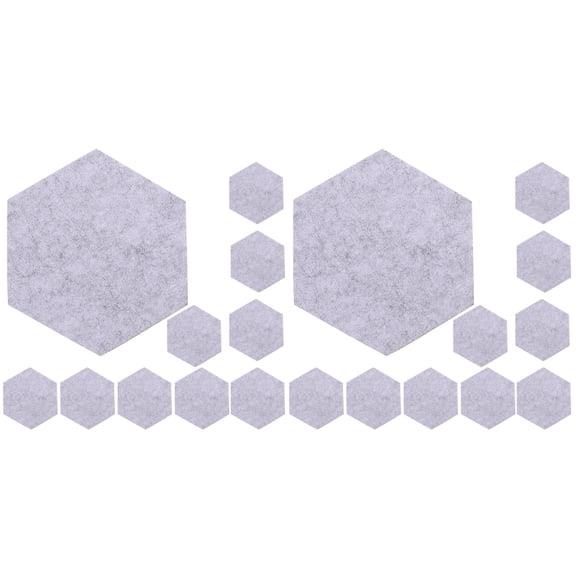 Office Decor 20 Pcs for Decorative Message Board Felt Backdrop Wall Sticker Three-dimensional