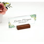 Office Decor, Desk Name Plate Custom, Name Plate for Desk, Daughter Gift, Phd Gift, Coworker Gift, Teacher Name plate,Desk Plaque - ARTSWAVE
