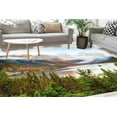 thumbnail image 1 of Office Decor Rugs, Wild Goose Island Rugs, Glacier National Park Rug, Saint Mary Lake Landscape Rug, Farmhouse Rugs, Floor Rugs, Large Rug, 2.6'x9.2' - 80x280 cm, 1 of 8