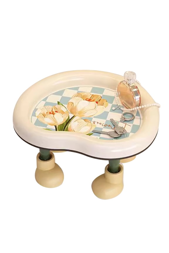 Office Decorative Trays Home Decoration Key Tray, Flower Style Coffee Table Decor Key Bowl Creative Snacks Bowl Jewelry Dish Tray Phone Change Watches Candy Glasses Tray