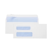 Office Deed #10 Double Window Envelopes Self Seal #10 Security Envelopes-Designed for Business Statements, Quickbooks Invoices, and Return, Self Seal Envelopes Size - 4 1/8 X 9