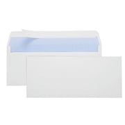 Office Deed 500 #10 Envelopes SELF SEAL Business Envelope Windowless Design, Security Tint Pattern for Secure Mailing, Invoices, Statements & Legal Document Mailing Envelopes, 4-1/8 x 9-1/2- White