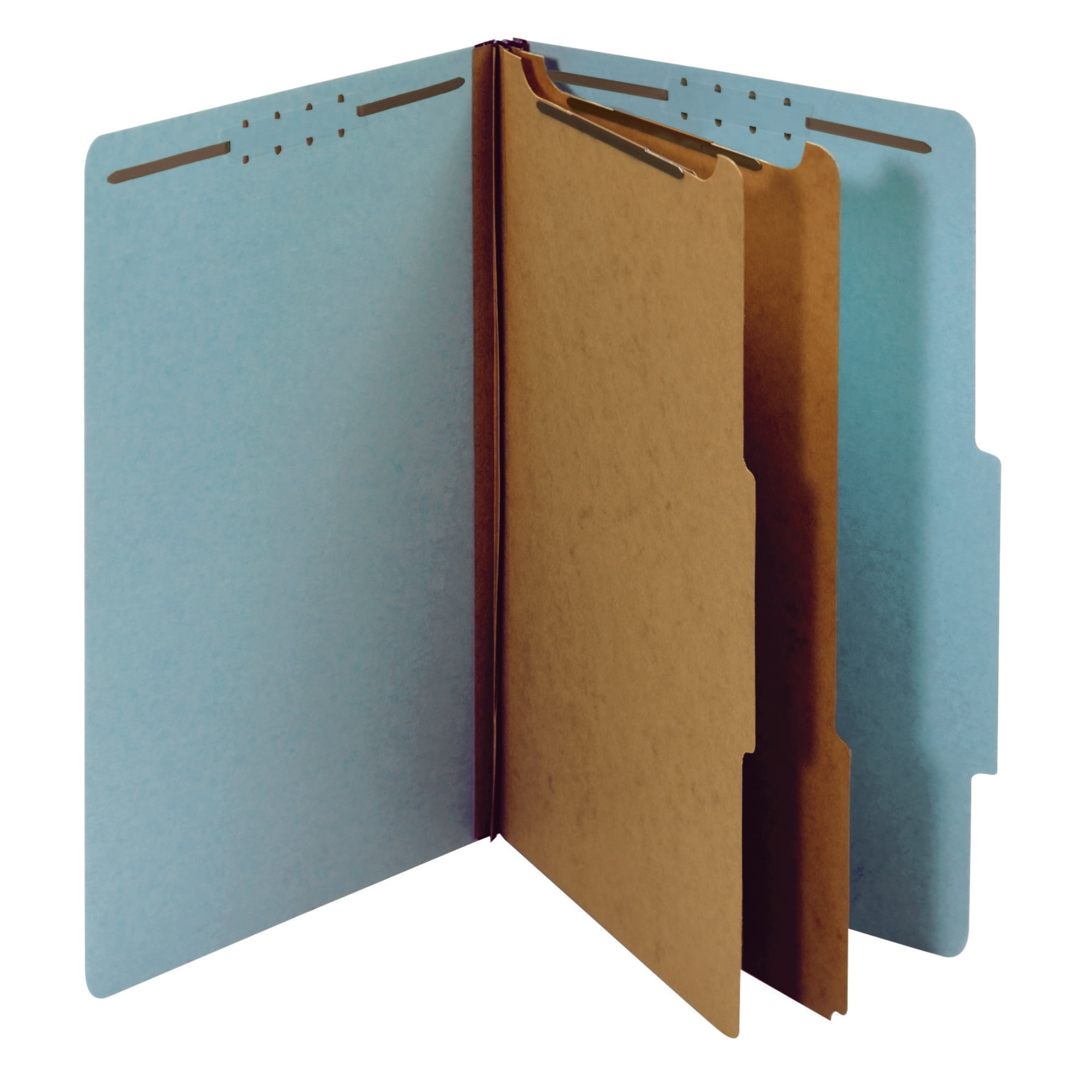 Office Depot 2Dividers Classification Folders, Legal Size, 2.5in Expansion, 10pk, 100