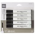 thumbnail image 1 of Office Depot 100% Recycled Low-Odor Dry-Erase Markers, Chisel Point, Black, Pack Of 4, BY106608-4BK, 1 of 2