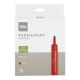 thumbnail image 1 of Office Depot 100% Recycled Plastic Permanent Markers, Chisel Point, Red Ink, Pack Of 12, OD-PM-12RED, 1 of 2