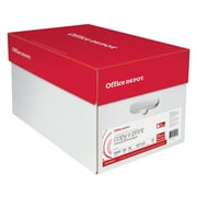 Office Depot  3-Hole Punched Multi-Use Printer & Copy Paper, 10 Reams, White, Letter 8.5" x 11", 5000 Sheets Per Case,