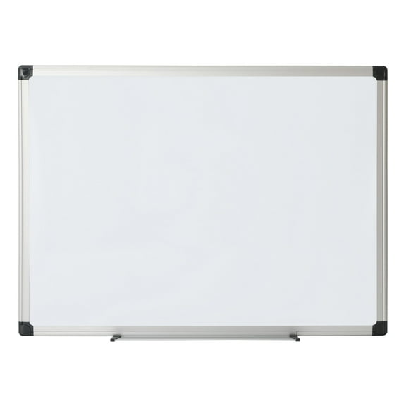Office Depot Aluminum-Framed Dry-Erase Board, 24" x 36", White Board, Silver Frame