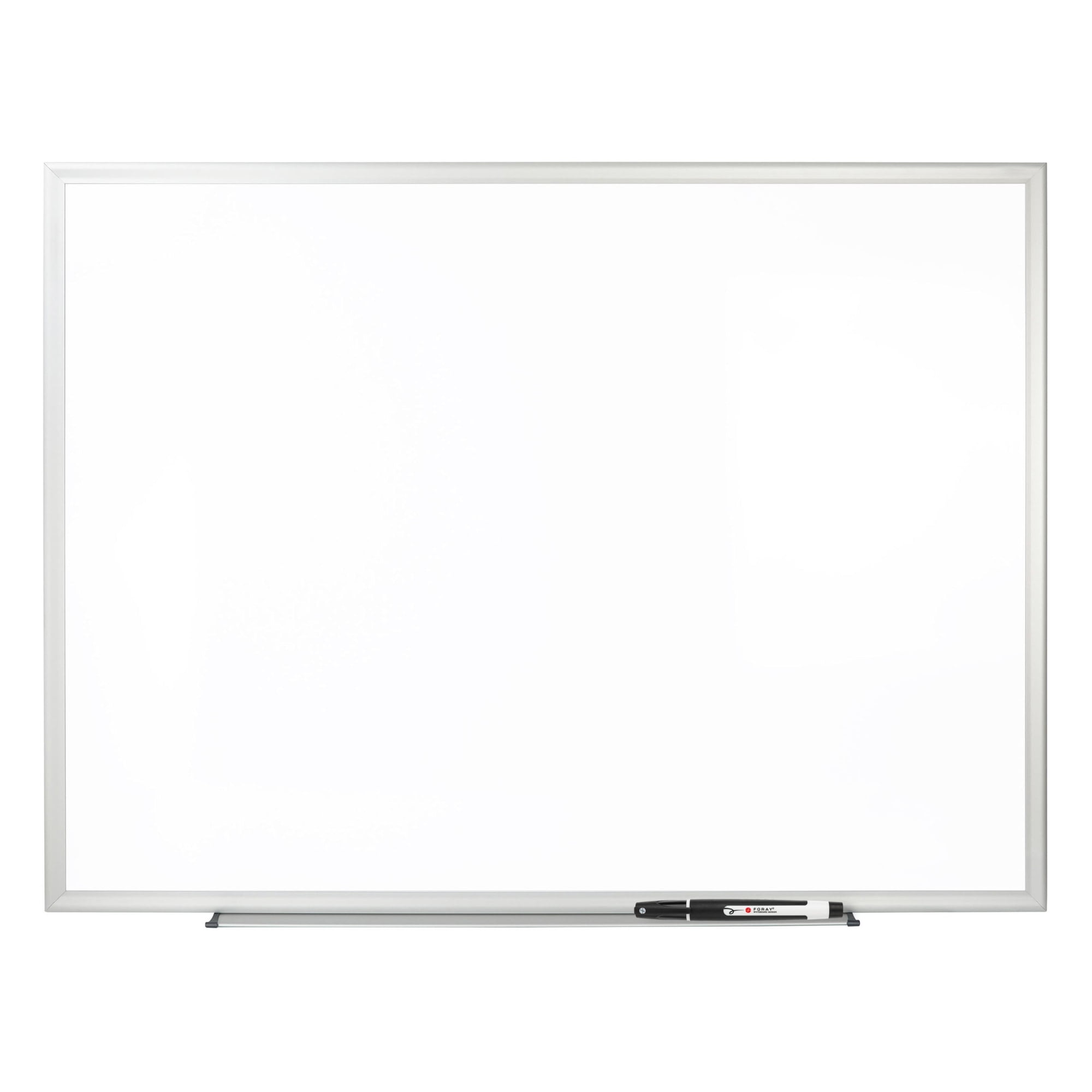 Office Depot AluminumFramed DryErase Board With Marker, 36" x 48