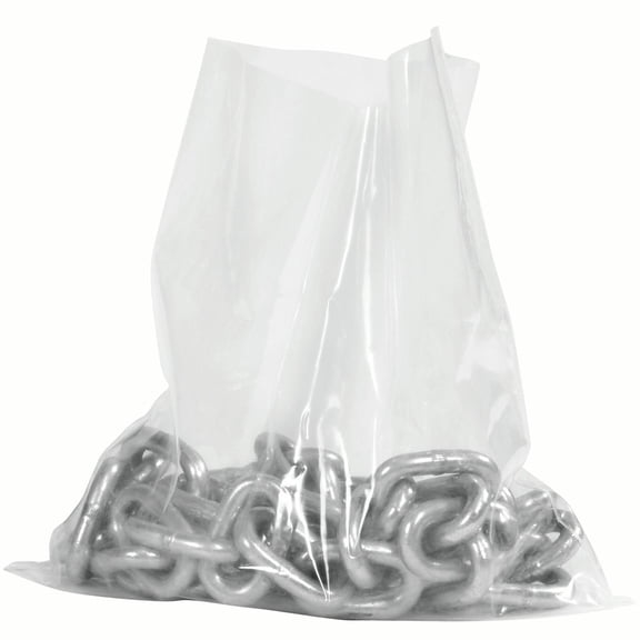 Office Depot® Brand 1 Mil Flat Poly Bags 6" x 24", Box of 1000