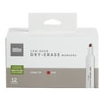 thumbnail image 1 of Office Depot® Brand 100% Recycled Low-Odor Dry-Erase Markers, Chisel Point, Red, Pack Of 12, 1 of 2