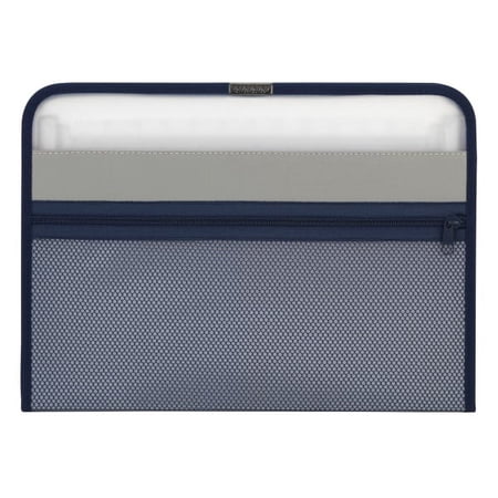 Office Depot® Brand 13-Pocket Expanding File, 15" Expansion, Letter Size, Blue