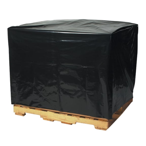 Office Depot Brand 2 Mil Black Pallet Covers 46" x 42" x 68", Box of 50