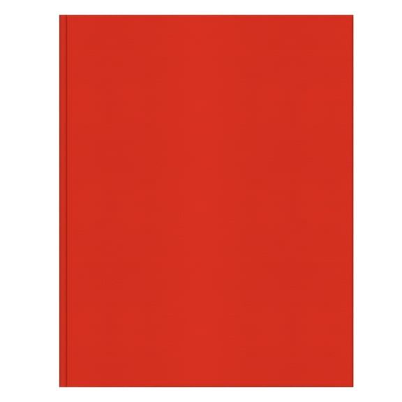 Office Depot Brand 2-Pocket Folders With Fasteners, 1/2" Capacity, Red, Pack Of 25