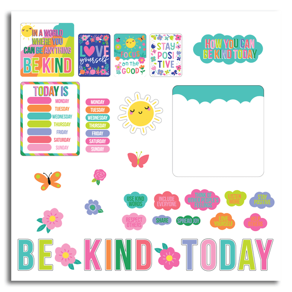 Office Depot® Brand 243-Piece Bulletin Board Kit, All Year Round