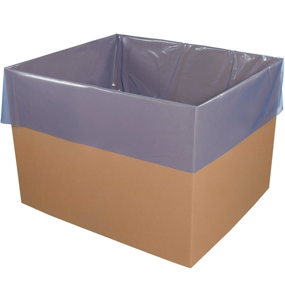 Office Depot® Brand 4 Mil VCI Gusseted Poly Bag, 54" x 44" x 96", Blue, Case Of 20