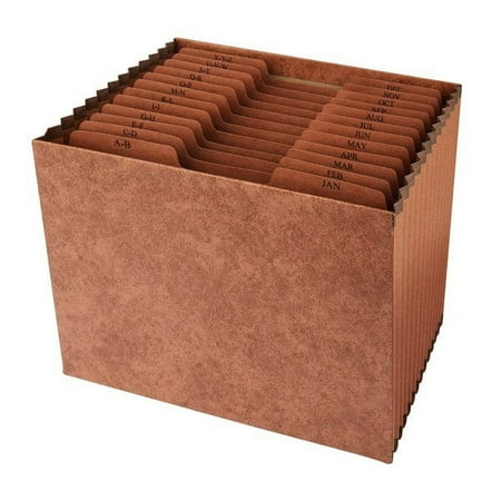Office Depot® Brand 4-Way Expanding File, Letter Size, Brown