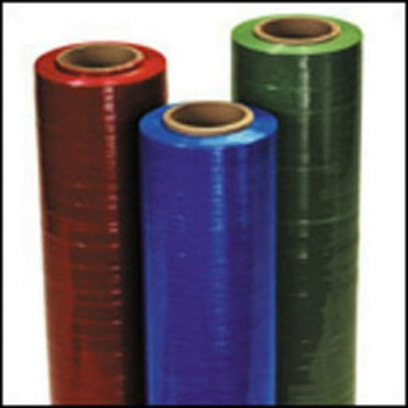 Office Depot® Brand Cast Color Hand Stretch Film, 80 Gauge, 18" x 1500', Green, Pack Of 4