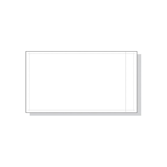 Office Depot Brand Clear Packing List Envelopes, 5 1/2" x 10", Pack Of 1,000