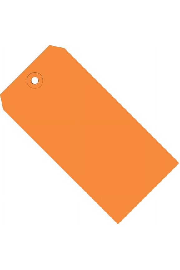 ® Brand Color Shipping Tags, #1, 2 3/4" x 1 3/8", Orange, Box Of 1,000