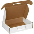 thumbnail image 1 of Office Depot® Brand Corrugated Carrying Cases, 12 1/8" x 9 1/4" x 3", White, Pack Of 10, 1 of 3