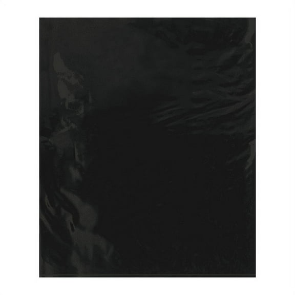 Office Depot® Brand Flat 2-Mil Poly Bags, 15" x 18", Black, Case Of 1,000