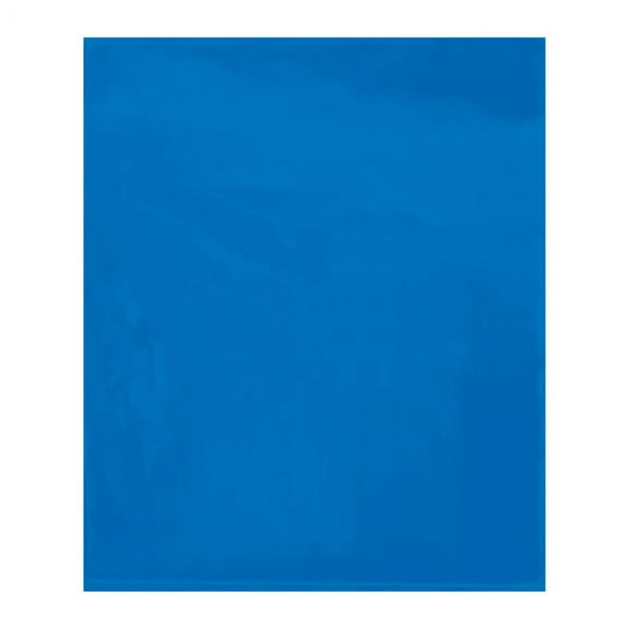 Office Depot® Brand Flat 2-Mil Poly Bags, 15" x 18", Blue, Case Of 1,000