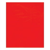 Office Depot® Brand Flat 2-Mil Poly Bags, 15" x 18", Red, Case Of 1,000