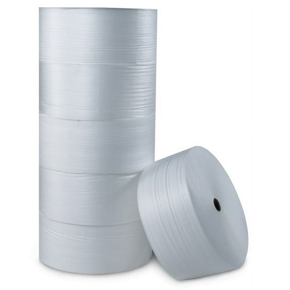 Office Depot® Brand Foam Rolls, 1/32" x 72" x 2000', Slit At 18", Box Of 4 Rolls